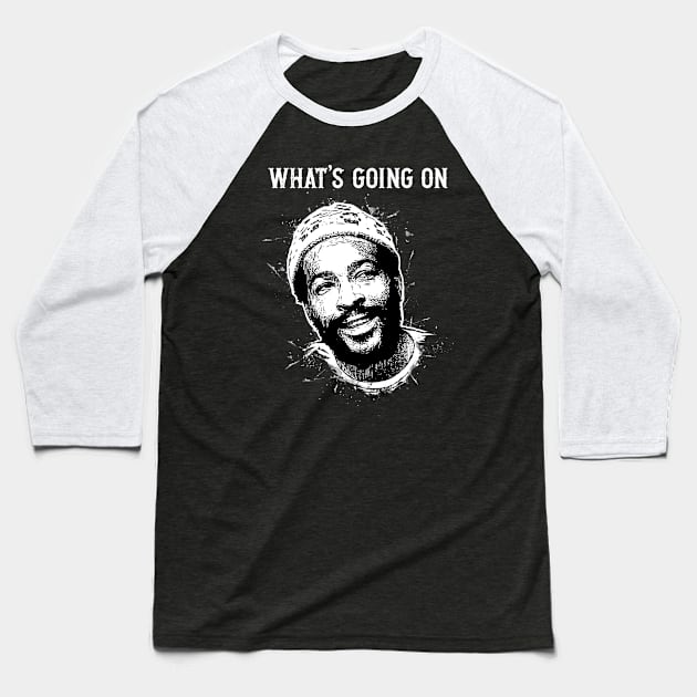 What's Going On Baseball T-Shirt by Yopi